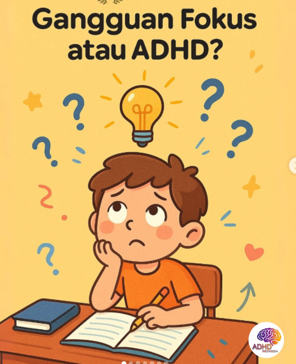 ADHD dan Kesulitan Fokus Anak: Edukasi untuk Keluarga di Kabupaten Hulu Sungai Utara