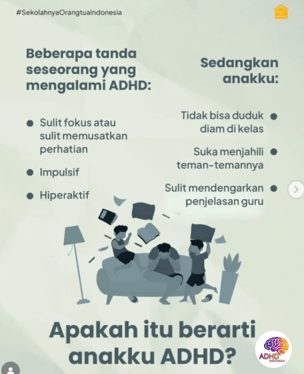 Ciri dan Gejala ADHD pada Anak Usia Dini di Kabupaten Hulu Sungai Utara