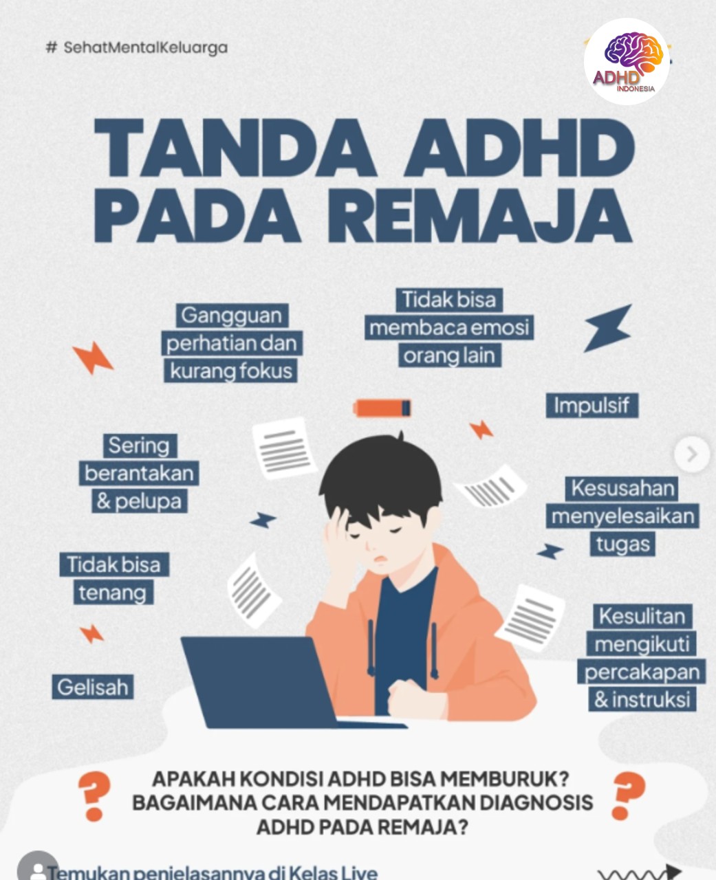 Screening ADHD Non-Diagnostik: Edukasi Awal bagi Orang Tua di Kabupaten Hulu Sungai Utara