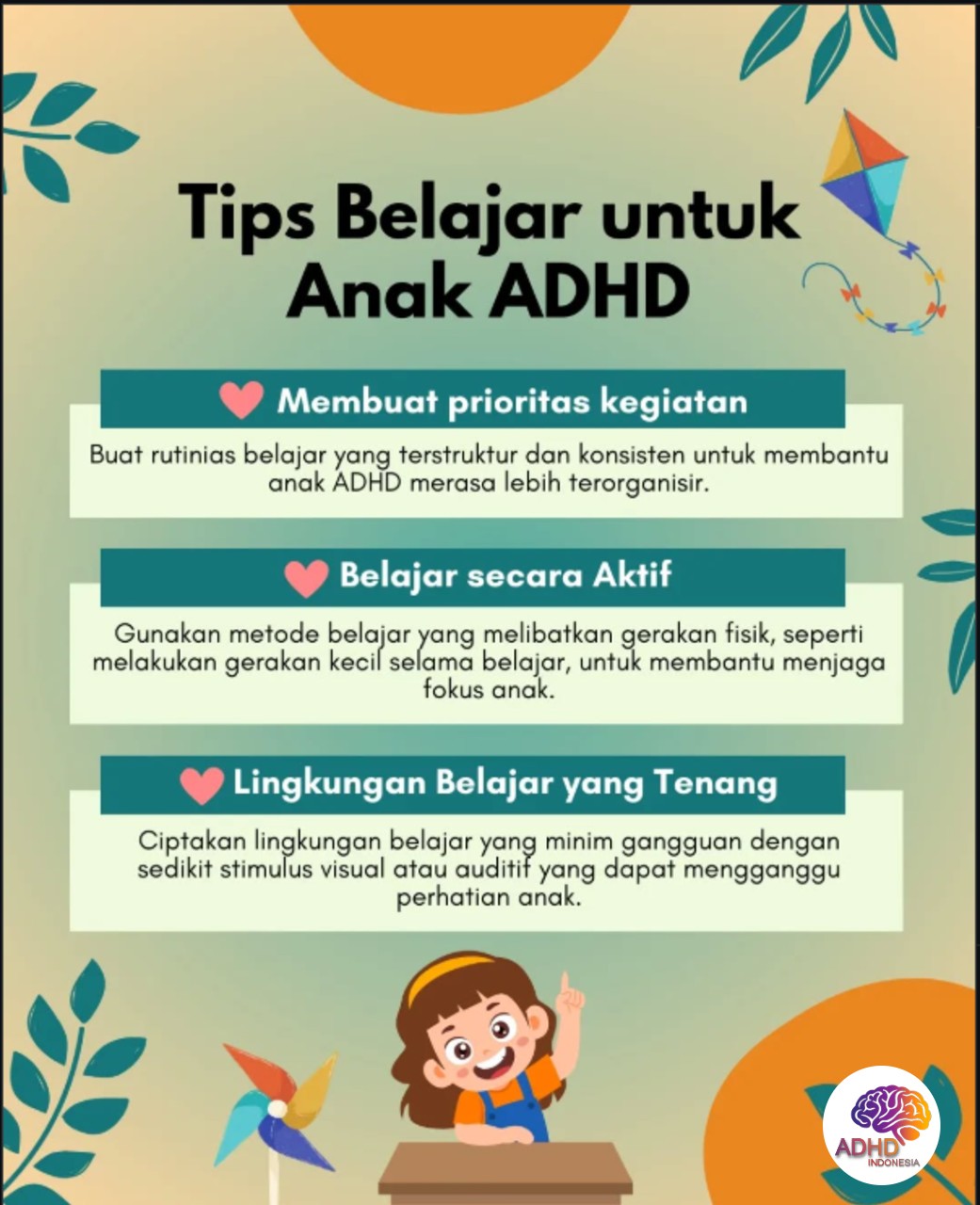 Strategi Belajar yang Cocok untuk Anak ADHD di Kabupaten Hulu Sungai Utara